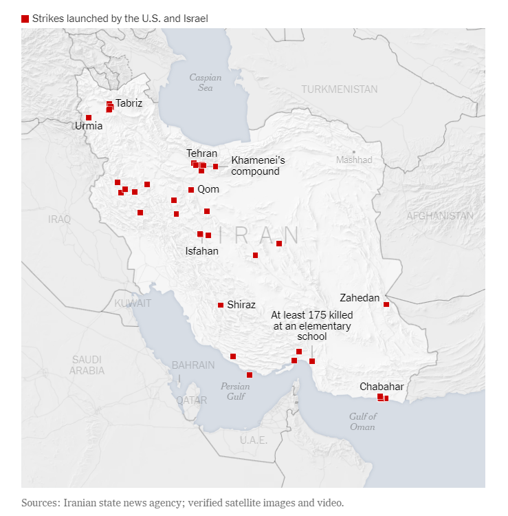Us and Israel Strikes