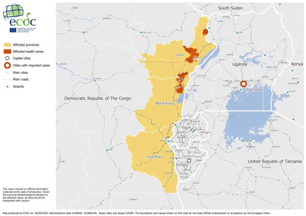 ebola affected areas drc uganda 29 may 2026.png