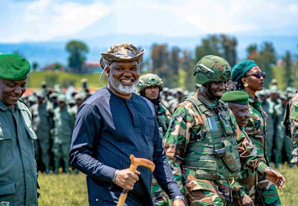 Left Corneille Nanga Right Gen Sultani Makenga