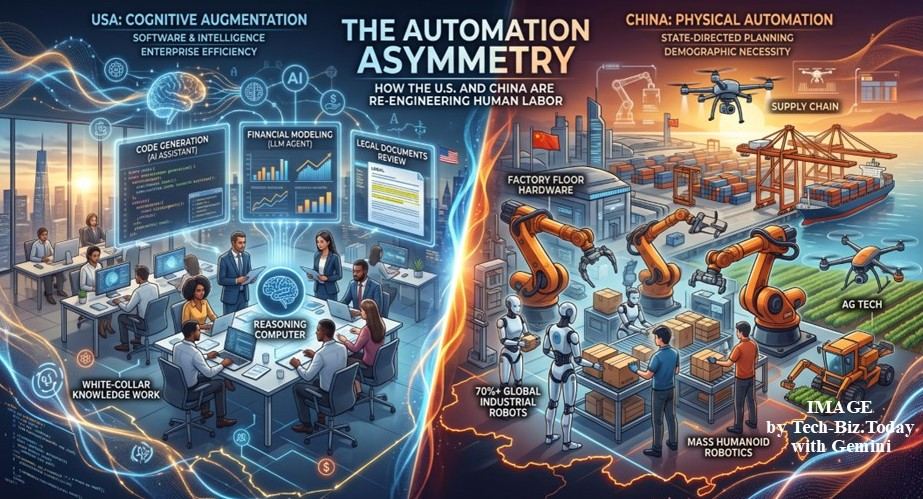 The Automation Divide: How the U.S. and China Reshape Work