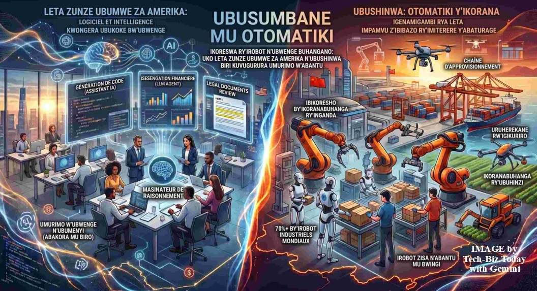 Ubusumbane mu Otomatiki: Uko Amerika n’Ubushinwa Bivugurura Imirimo