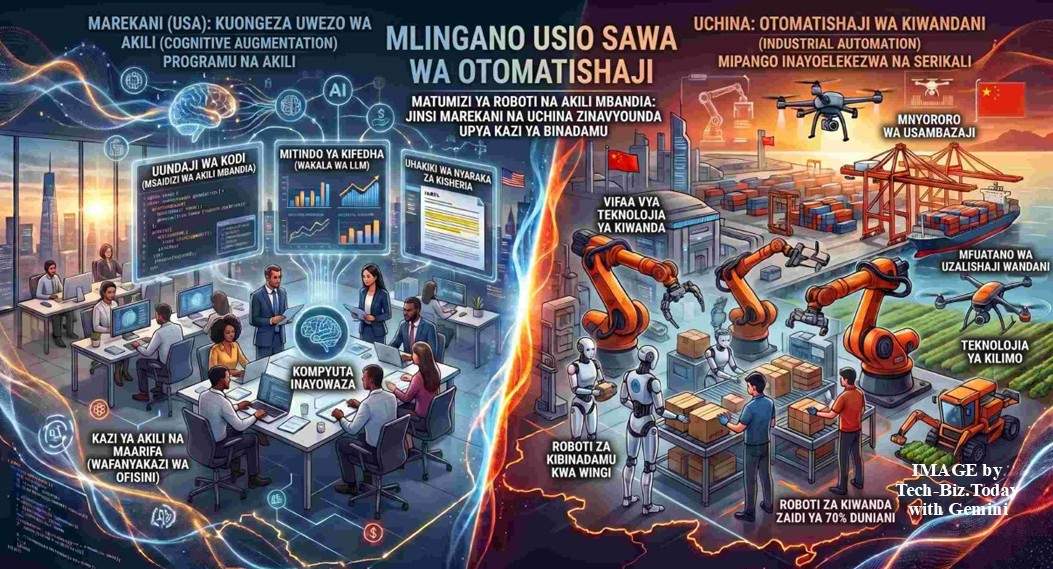 Utofauti wa Otomatishaji: Jinsi Marekani na Uchina Zinavyobadili Kazi
