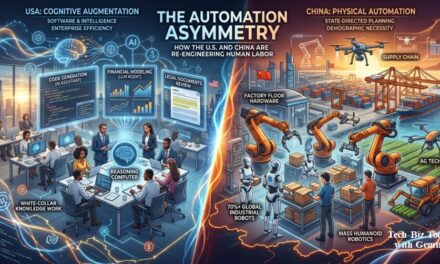 L&rsquo;asymétrie de l&rsquo;automatisation : Comment les États-Unis et la Chine réinventent le travail humain